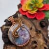 Purple Crazy Lace Agate w/ Beaded accent