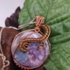 Purple Crazy Lace Agate w/ Beaded accent