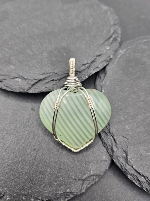 Fingerprint Calcite Heart