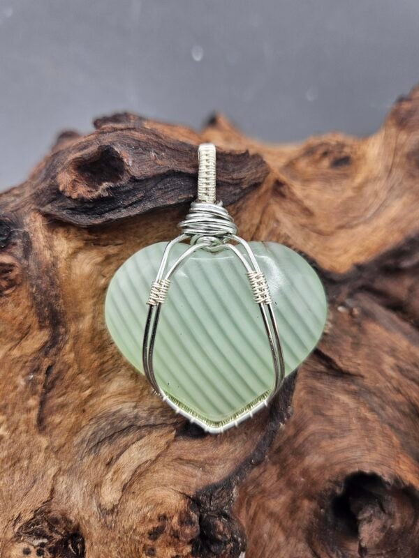 Fingerprint Calcite Heart