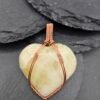 Pineapple Calcite Heart