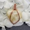 Pineapple Calcite Heart