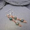 Green Jasper Earrings