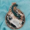 Green Jasper w/ Beaded Accent