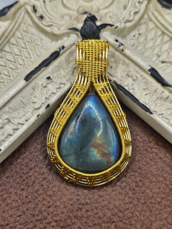Labradorite Tear Drop