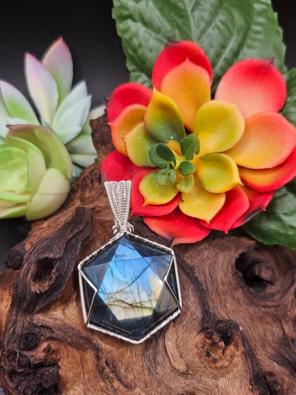 Faceted Labradorite