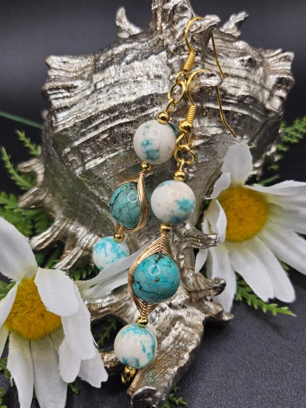 Howlite Herringbone