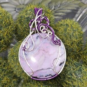 Purple on Purple Crazy Lace Agate