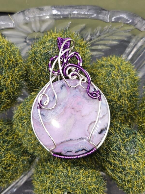 Purple on Purple Crazy Lace Agate
