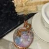 Purple Crazy Lace Agate w/ Beaded accent