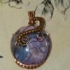 Purple Crazy Lace Agate w/ Beaded accent