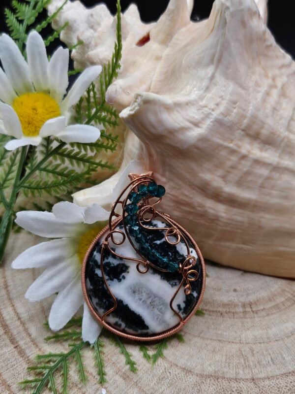 Green Jasper w/ Beaded Accent