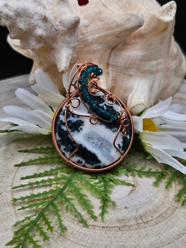 Green Jasper w/ Beaded Accent