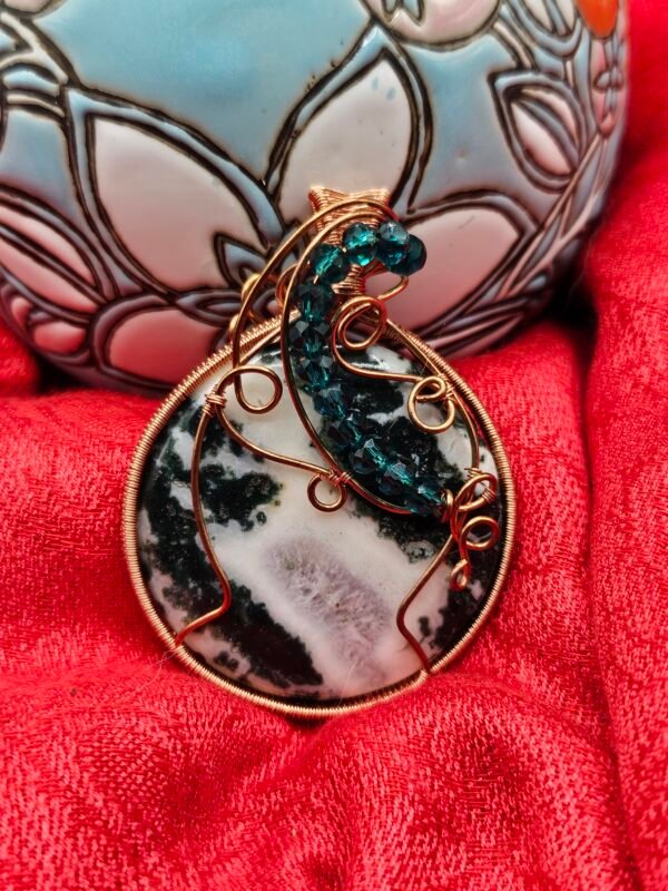 Green Jasper w/ Beaded Accent