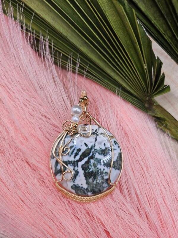 Green and White Jasper
