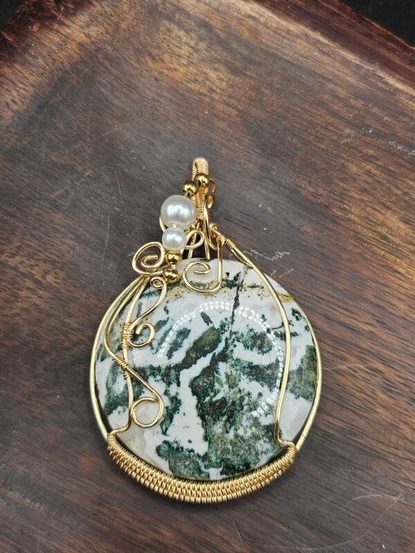 Green and White Jasper