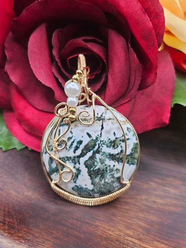 Green and White Jasper