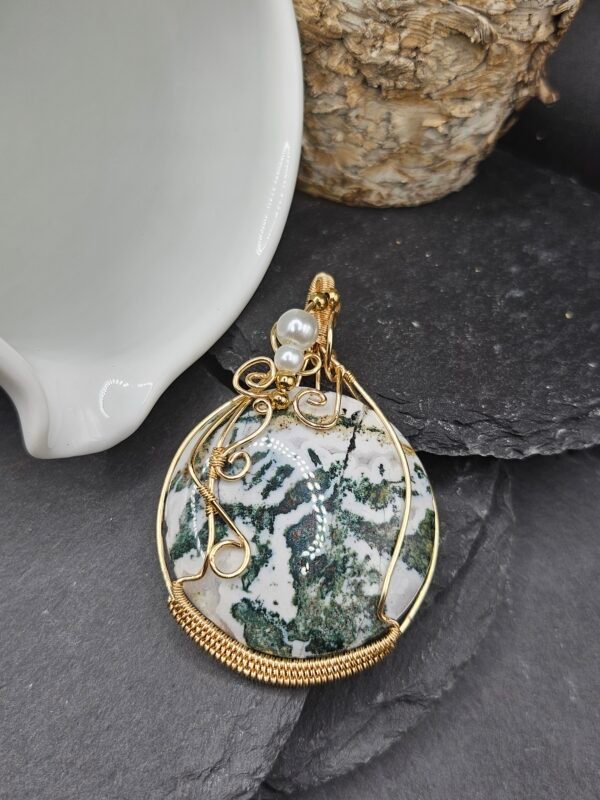 Green and White Jasper