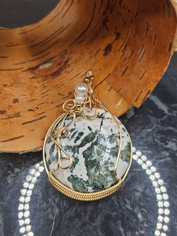 Green and White Jasper