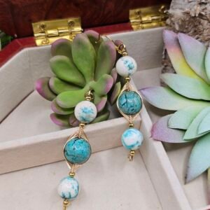 Howlite Herringbone
