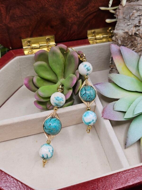 Howlite Herringbone