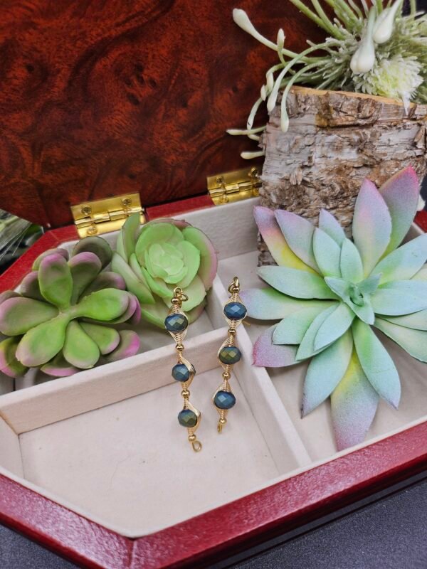 Green Jasper Earrings