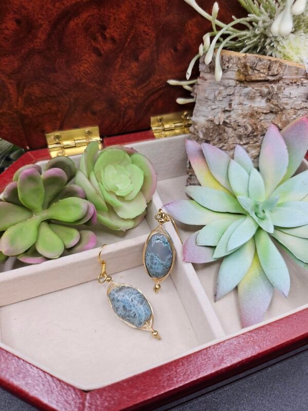 Moss Agate Earrings
