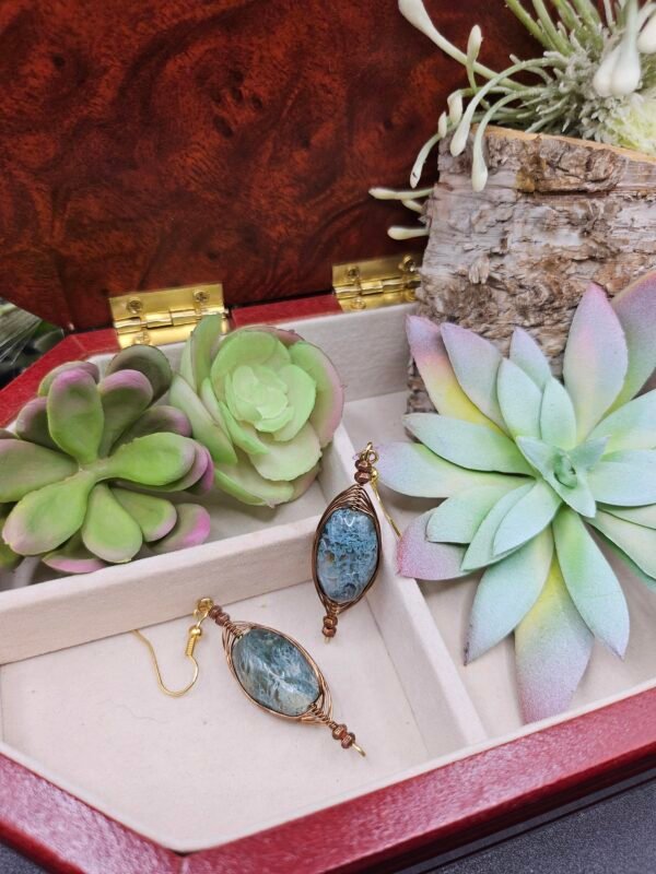 Moss Agate Earrings