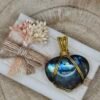 Labradorite Heart