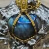 Labradorite Heart