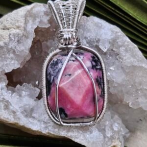 Rhodonite Faceted Square