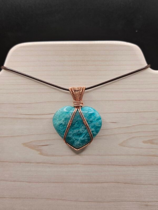 Amazonite Heart