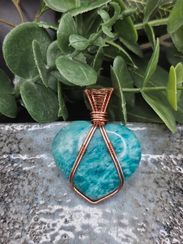 Amazonite Heart