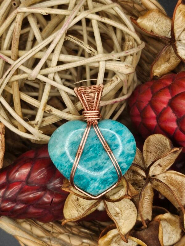 Amazonite Heart