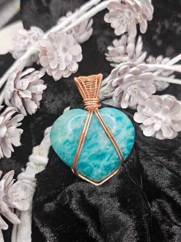 Amazonite Heart