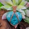 Amazonite Heart