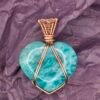 Amazonite Heart