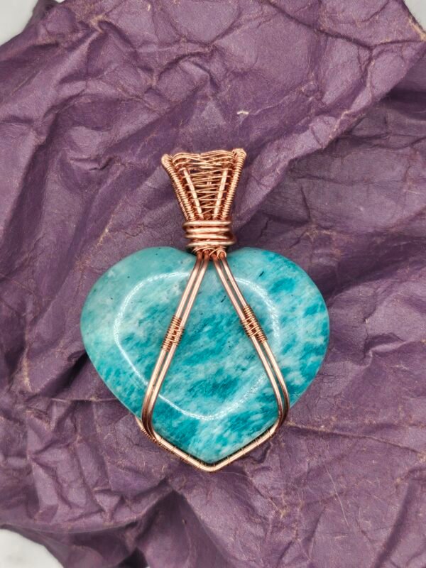 Amazonite Heart
