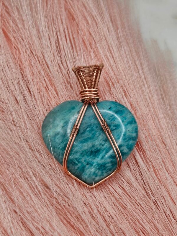 Amazonite Heart