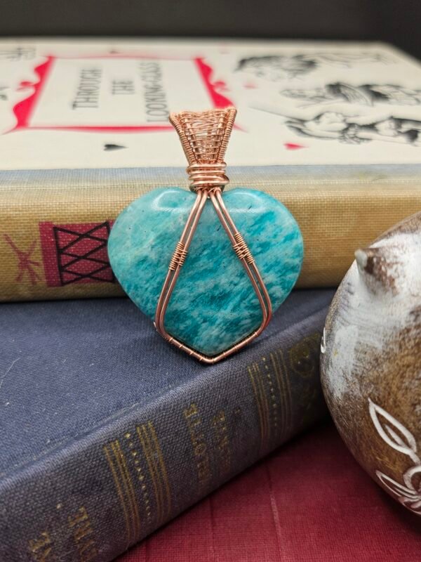 Amazonite Heart