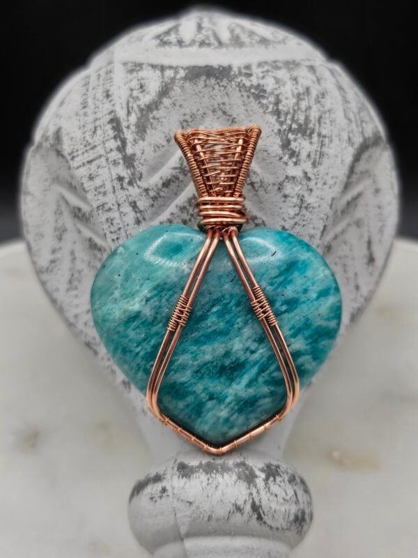 Amazonite Heart
