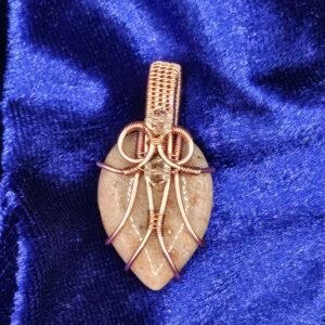 Peach Feldspar Teardrop